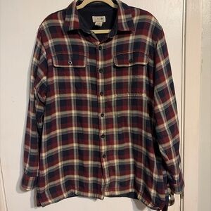 Vintage L.L. Bean Fleece Lined Flannel